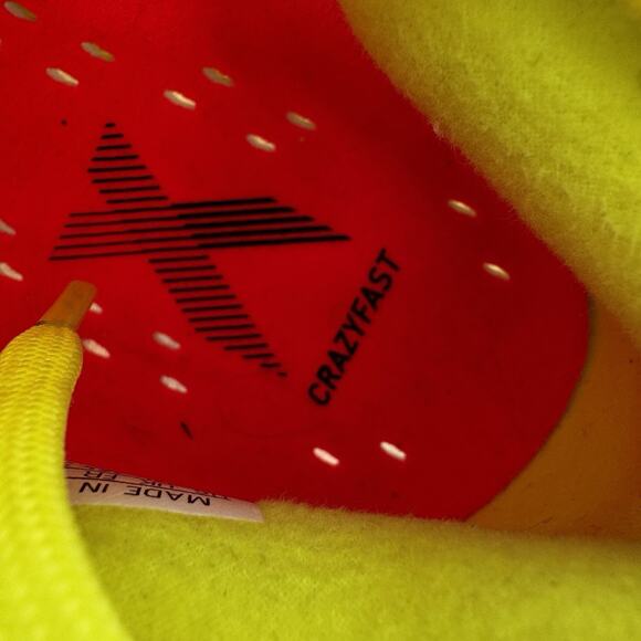 Adidas X Crazyfast Elite FG Soccer Cleats Mens Size 12 Solar Yellow MSRP $260